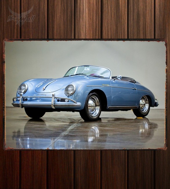Металлическая табличка Porsche 356A 1600 Super Speedster Металлическая табличка Porsche 356A 1600 Super Speedster